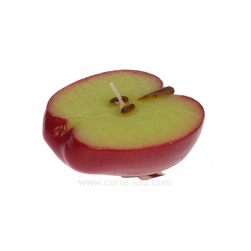 CL31000007  Bougie flottante parfumée 1/2 pomme Point à la ligne 5,00 €
