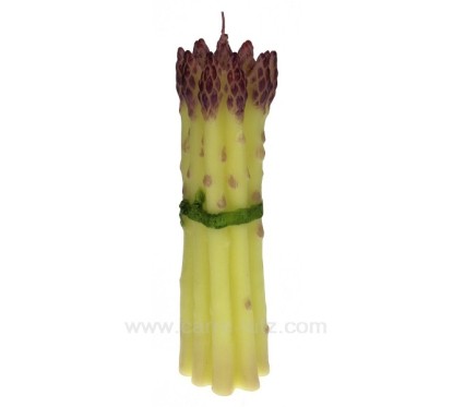 Bougie Botte d asperges hauteur 33 cm Point à la ligne