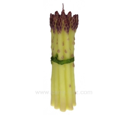 Bougie Botte d asperges hauteur 33 cm Point à la ligne