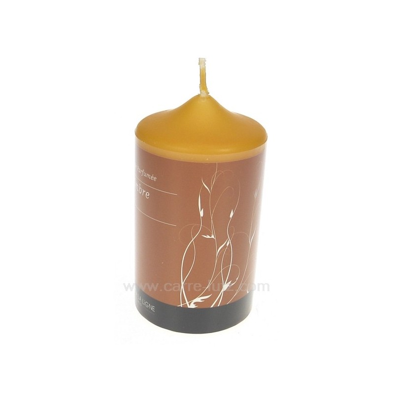 CL31000035  Bougie pilier parfumée ambre hauteur 11 cm Point à la ligne 9,30 €