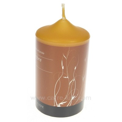 CL31000035  Bougie pilier parfumée ambre hauteur 11 cm Point à la ligne 9,30 €