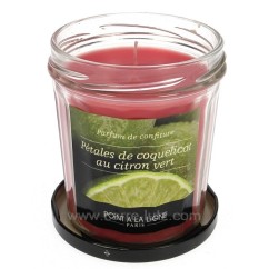 CL31000040  Bougie parfumée confiture de citron vert et coquelicot Point à la ligne 17,50 €