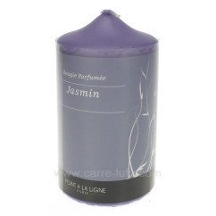 CL31000057  Bougie pilier parfumée jasmin 11 cm Point à la ligne 9,30 €