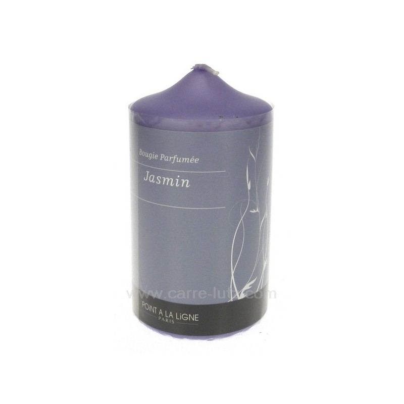 CL31000057  Bougie pilier parfumée jasmin 11 cm Point à la ligne 9,30 €