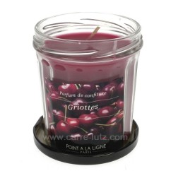 CL31000058  Bougie parfumée confiture de griotte Point à la ligne 17,50 €