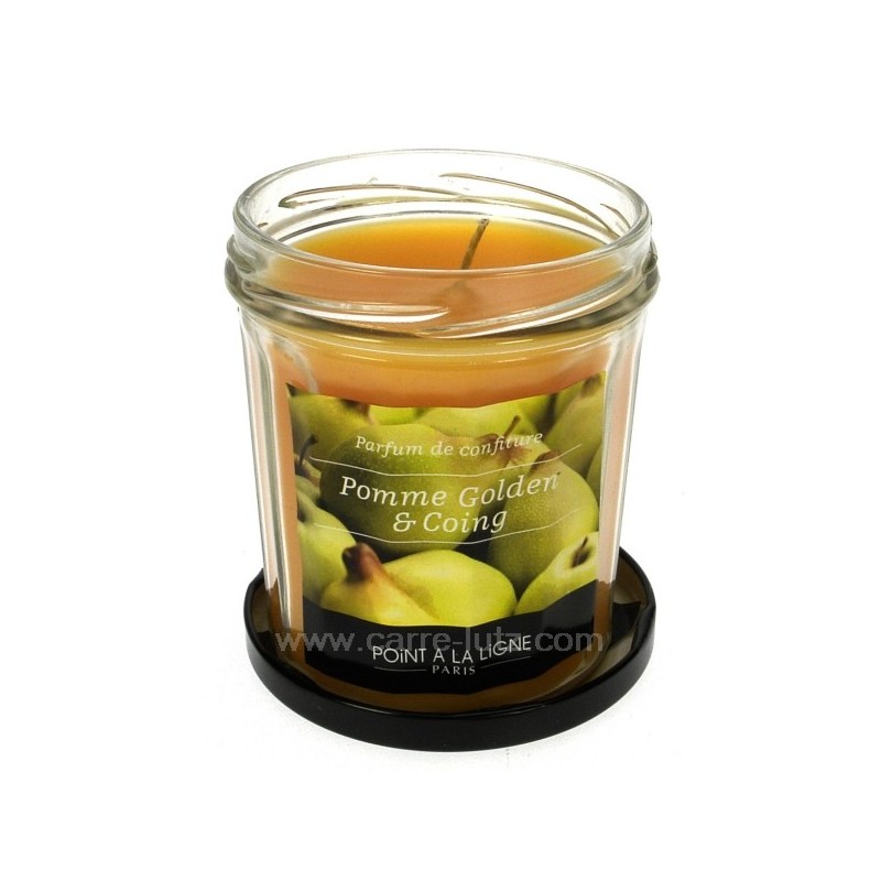 CL31000059  Bougie parfumée confiture de pomme et coing Point à la ligne 17,50 €