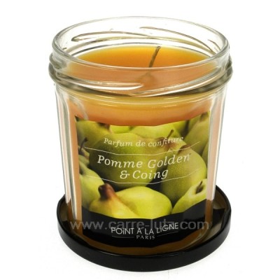 CL31000059  Bougie parfumée confiture de pomme et coing Point à la ligne 17,50 €