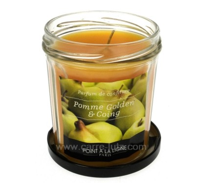 CL31000059  Bougie parfumée confiture de pomme et coing Point à la ligne 17,50 €