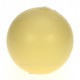 Bougie boule beige diamètre 8 cm Point à la ligne, reference CL31000071