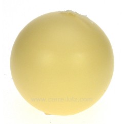 CL31000071  Bougie boule beige diamètre 8 cm Point à la ligne 5,80 €
