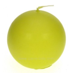 CL31000073  Bougie boule vert anis diamètre 8 cm Point à la ligne 5,80 €