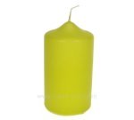 CL31000079  Bougie Pilier vert anis hauteur 11 cm Point à la ligne 8,40 €