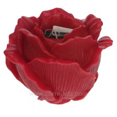 CL31000094  Photophore rose rouge parfumée diamètre 17 cm Point à la ligne 30,00 €