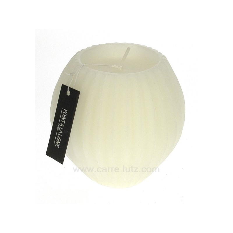 CL31000108  Bougie Lanterne Thai blanc Point à la ligne 12,00 €