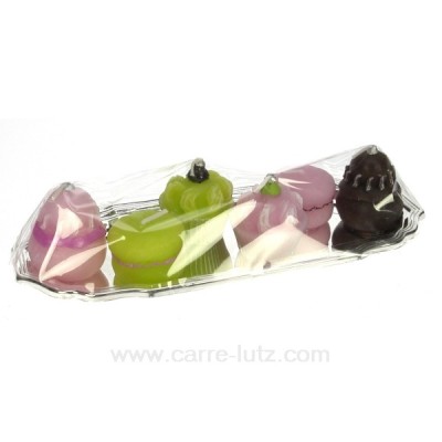 CL31000116 Plateau 6 bougies mignardises Point à la ligne 16,00 €