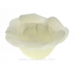 CL31000123  Bougie Rose flottante blanche Point à la ligne 5,00 €