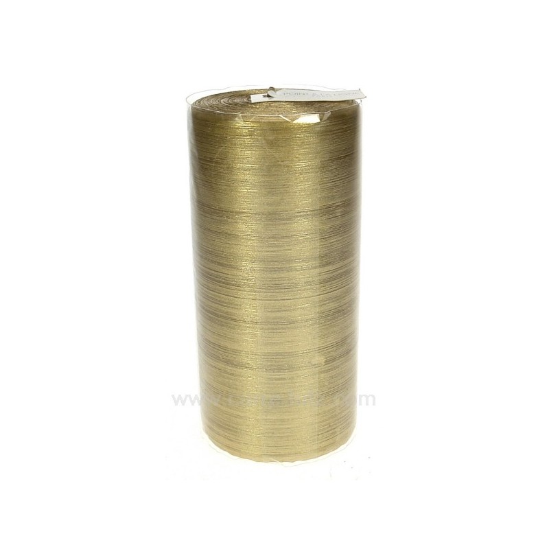 CL31000129  Bougie pilier soie or hauteur 15 cm Point à la ligne 10,00 €