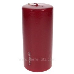 CL31000130  Bougie pilier rouge glacé hauteur 15 cm Point à la ligne 9,00 €