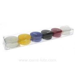CL31000152  Boite de 6 bougies lumignons Point à la ligne 10,00 €