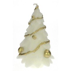 CL31000159  Bougie Sapin de noel hauteur 16,5 cm Point à la ligne 12,00 €