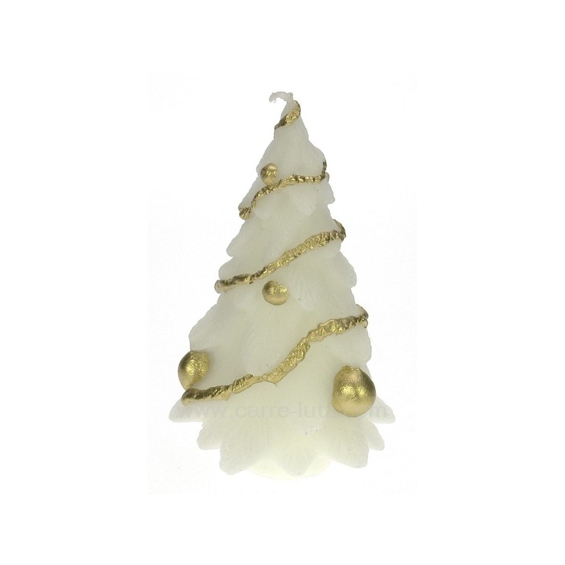 CL31000159  Bougie Sapin de noel hauteur 16,5 cm Point à la ligne 12,00 €