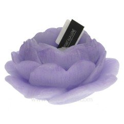 CL31000168  Bougie Rose victoria lilas rrechargeable avec bougie chauffe plat Point à la ligne 25,00 €