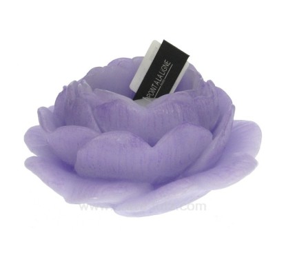 CL31000168  Bougie Rose victoria lilas rrechargeable avec bougie chauffe plat Point à la ligne 25,00 €