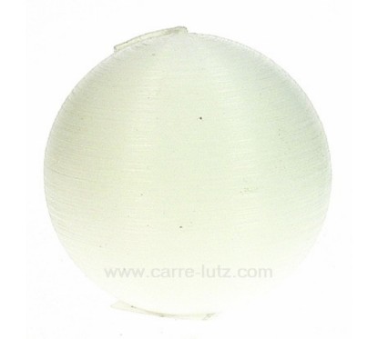 CL31000184  Bougie Boule photophore soie blanche diamètre 8 cm Point à la ligne 6,50 €