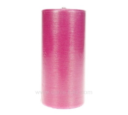 CL31000188  Bougie Pilier soie pivoine hauteur 15 cm Point à la ligne 11,00 €