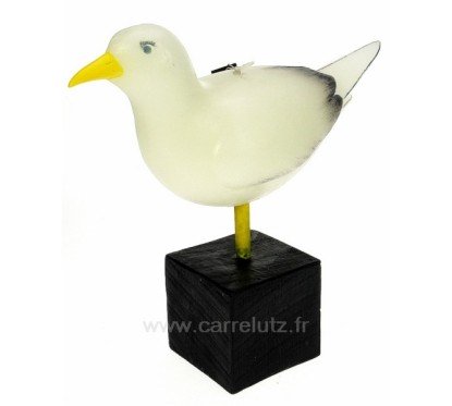 CL31000199  Bougie Mouette blanche Point à la ligne 39,00 €