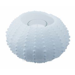 CL31000216  Bougie photophore rechargeable Oursin blanc Point à la ligne 80,00 €