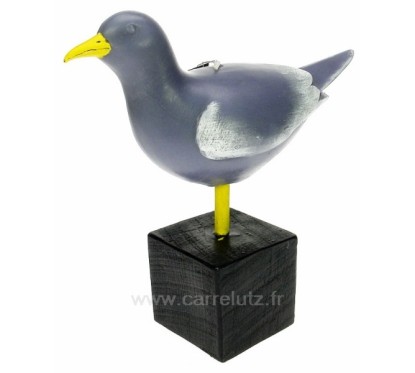 Bougie Mouette grise Point à la ligne