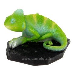 CL31000219  Bougie Caméléon hauteur 7 cm Point à la ligne 12,00 €