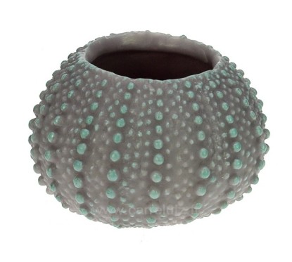 CL31000228  Bougie photophore rechargeable Oursin gris Point à la ligne 80,00 €