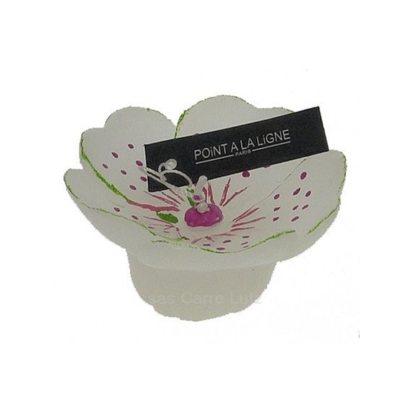 CL31000232  Bougie Fleur de cerisier blanc flottante Point à la ligne 5,50 €