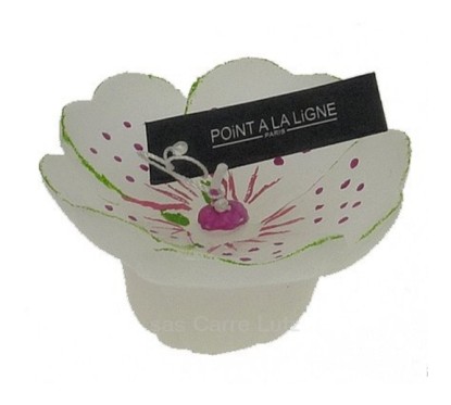 Bougie Fleur de cerisier blanc flottante Point à la ligne
