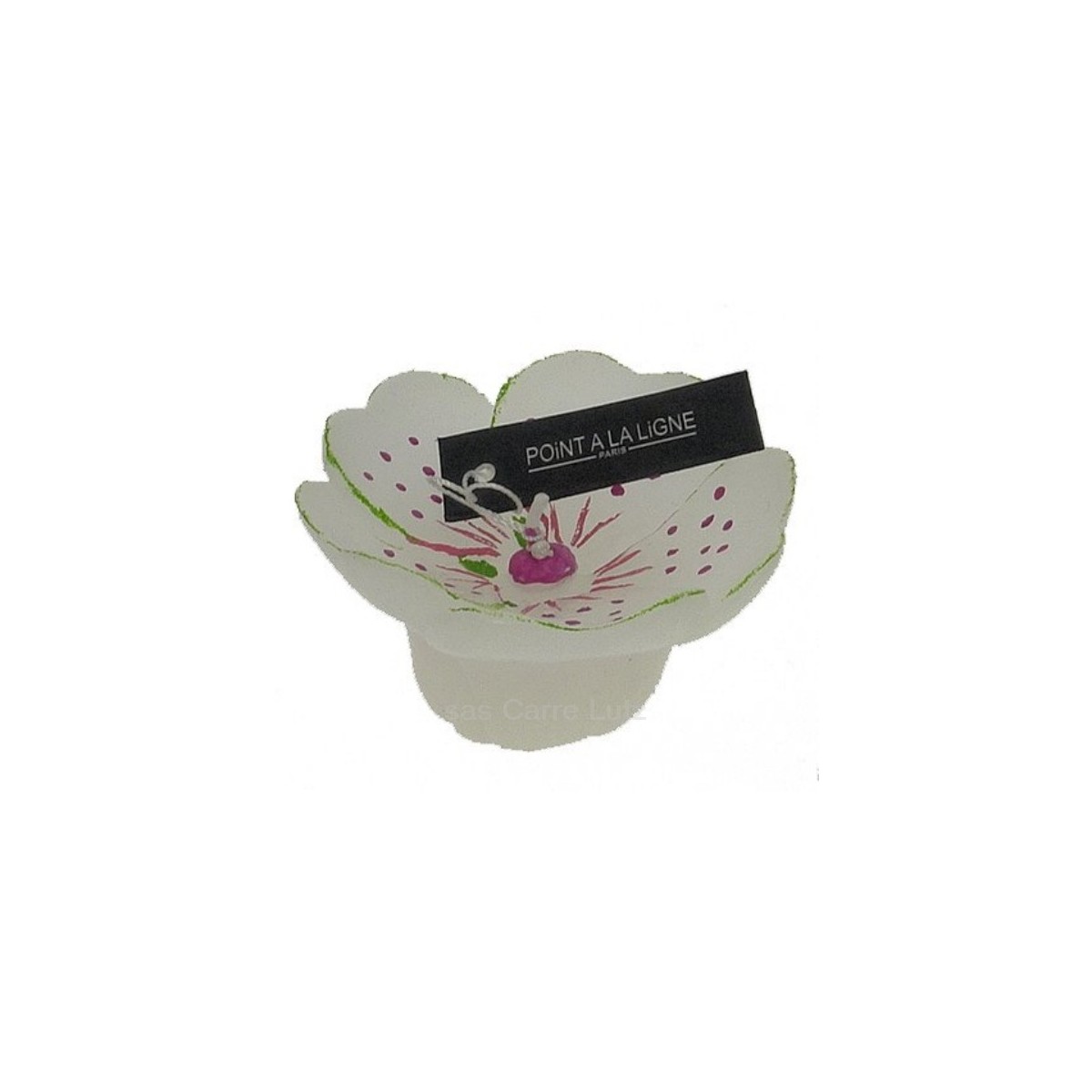 CL31000232  Bougie Fleur de cerisier blanc flottante Point à la ligne 5,50 €