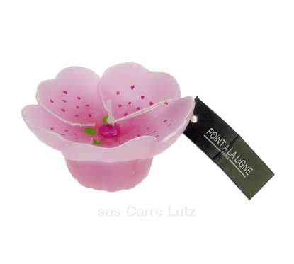 CL31000233  rose flottante Fleur de cerisier Point à la ligne 5,50 €