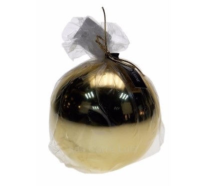 CL31000239  Bougie boule n° 4 Point à la ligne gloss or 26,00 €