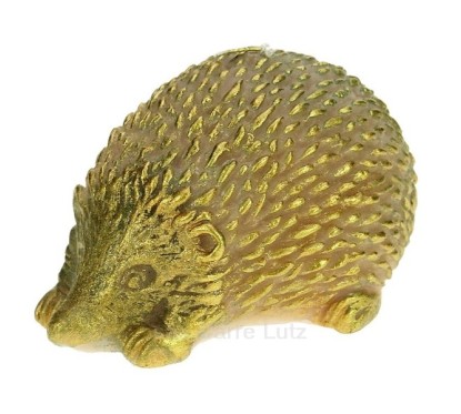 CL31000243  Bougie hérisson or Point à la ligne 15,50 €