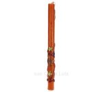CL31000253  Bougie bollywood orange Point à la ligne 9,50 €