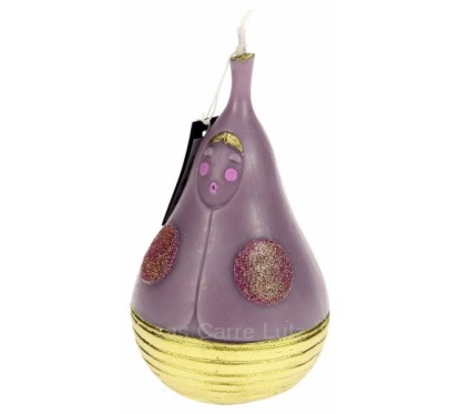 CL31000264 newBougie poupée Zéphirine violet Point à la ligne 15,00 €