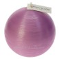 Bougie boule n°3 diamétre 9,5 cm soie lilas Point à la ligne
