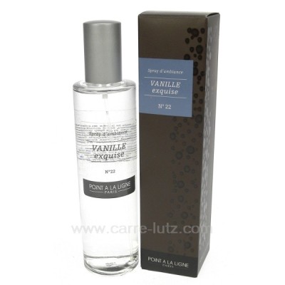 CL31001005  Spray d ambiance vanille exquise Point à la ligne 15,00 €