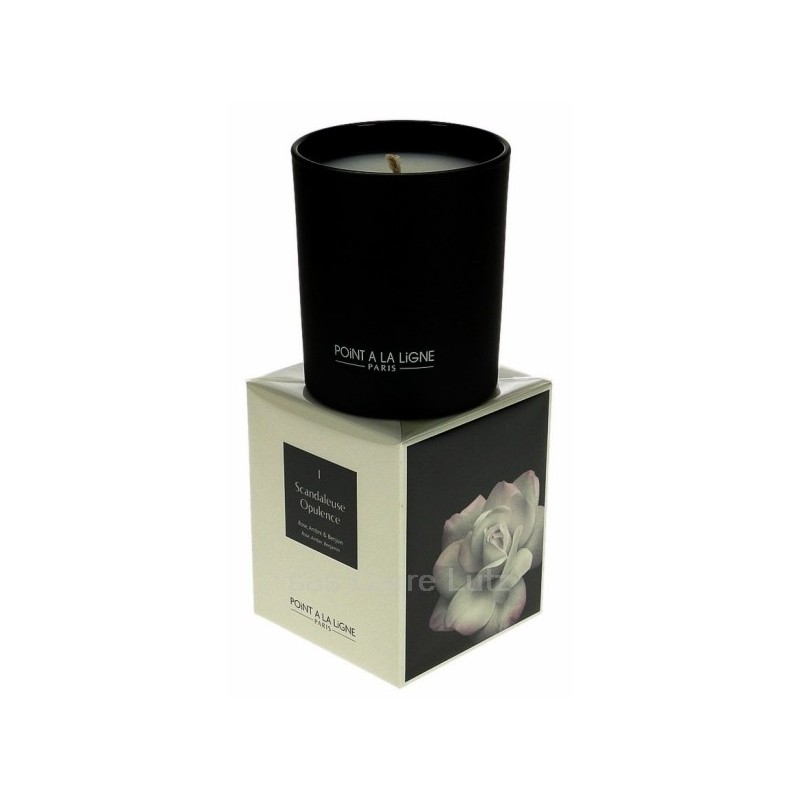 CL31001024  Bougie parfumée Scandaleuse opulence petit modéle Point à la ligne 35,00 €