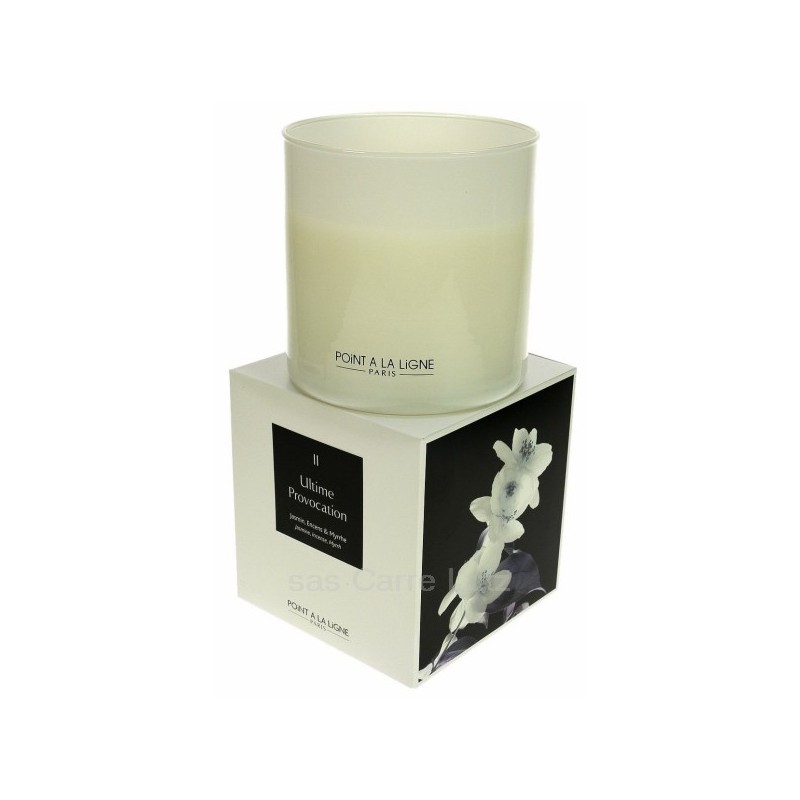 CL31001031 Bougie parfumée Ultime Provocation grand modéle Point à la ligne 85,00 € CL31001031 Bougie parfumée Ultime Provocation grand modéle Point à la ligne 85,00 €