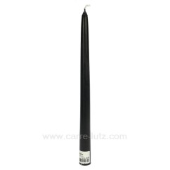 CL31002000  Bougie flambeau noir Point à la ligne 2,20 €