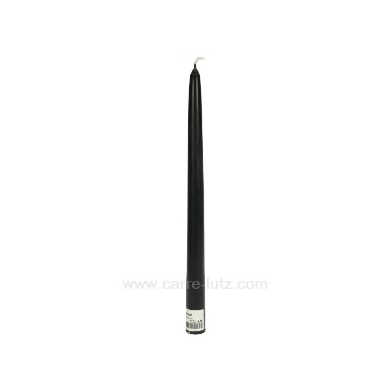CL31002000  Bougie flambeau noir Point à la ligne 2,20 €