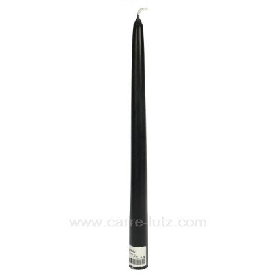 CL31002000  Bougie flambeau noir Point à la ligne 2,20 €