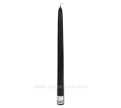CL31002000  Bougie flambeau noir Point à la ligne 2,20 €